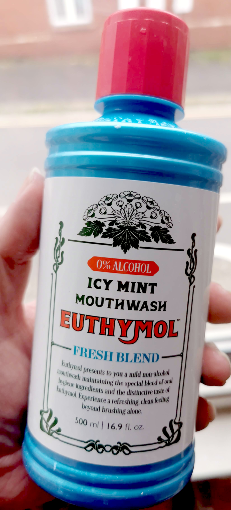 Euthymol Icy Mint mouthwash